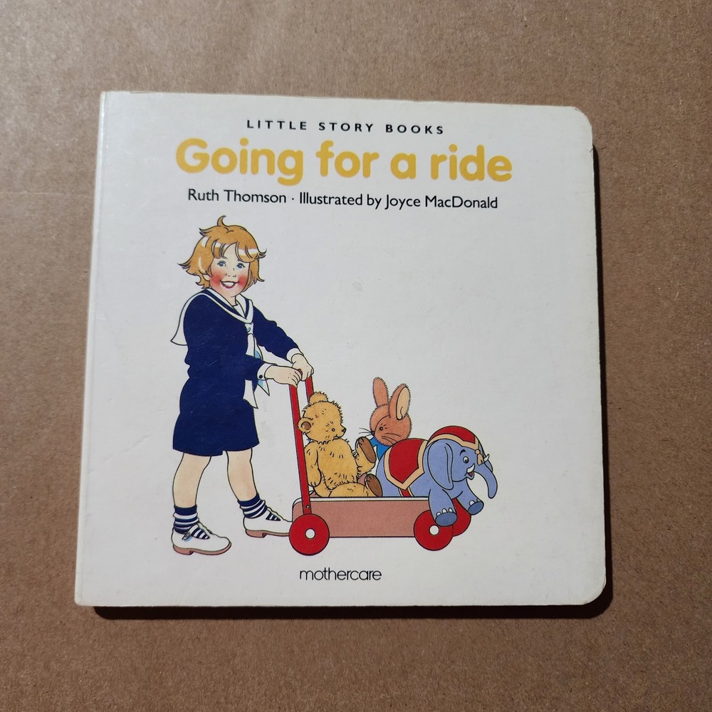 Going for a ride Ruth Thomson Mothercare Little Story Books Vintage 1987 Board